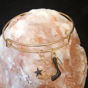 Moon Star Dream| heel gold bracelet
